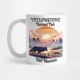 Majestic Emblem of Yellowstone National Park Mug